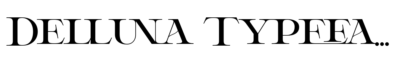 Delluna Typeface Bold